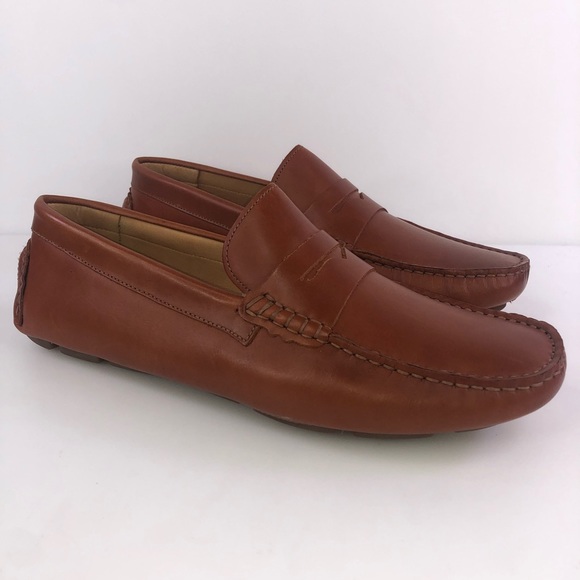 The Men's Store Other - The Men’s Store Bloomingdales Cognac Penny Driver Shoes Size 10